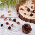 thumbnail image 5 of Natural Wood Beads Barrel & Round & Oval 8~15x5~12mm Hole: 2~4mm 100g/Bag, 5 of 7