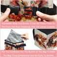 thumbnail image 4 of Floral Animal Foldable Car Trash Bin Mini Trash Can with Lid, Leak-proof, Hanging Storage Bag - Car Garbage Can, 4 of 6