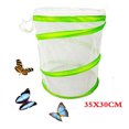 thumbnail image 2 of Mini Butterfly Habitat Cage Cylindrical Pop-up Mesh Terrarium with Hanging Strap Zipper Closure on the Top for Insect, 2 of 7