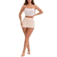 thumbnail image 2 of INSPIRE CHIC Women's Tummy Control Boyshorts Mid-Waisted Butt Lifting Lightweight Seamless Slip Shorts XXL Beige, 2 of 5