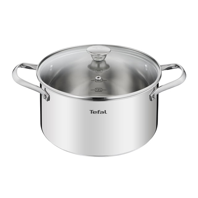 Olla T-fal Cook Eat 24cm Acero Inoxidable con Tapa