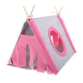 thumbnail image 1 of Hamster Tent Pet Heaut Onout Nest House Chinchilla Fieltro Hideaway Guinea Pink Hut, 1 of 7