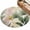 Terracotta, Beige, Green, variant on 8'x10' Area Rugs, Summer Tropical Indoor Outdoor Area Rug for Living Room Bedroom, Watercolor Botanical Palm Leaves Blue Washable Bathroom Rugs Kitchen Floor Carpet Mats Home Decor Aesthetic