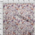 thumbnail image 3 of oneOone Viscose Jersey Dark Rose Brown Fabric Floral Texture Fabric For Sewing Printed Craft Fabric By The Yard 60 Inch Wide, 3 of 4