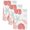 Coral Red, variant on Blue Grey Coastal Kitchen Towels Set of 1, Nautical Shell Starfish Coral Summer Beach Absorbent Dish Towels for Kitchen, Microfiber Hand Towel, Quick Drying Tea Towel for Cleaning Dishcloths