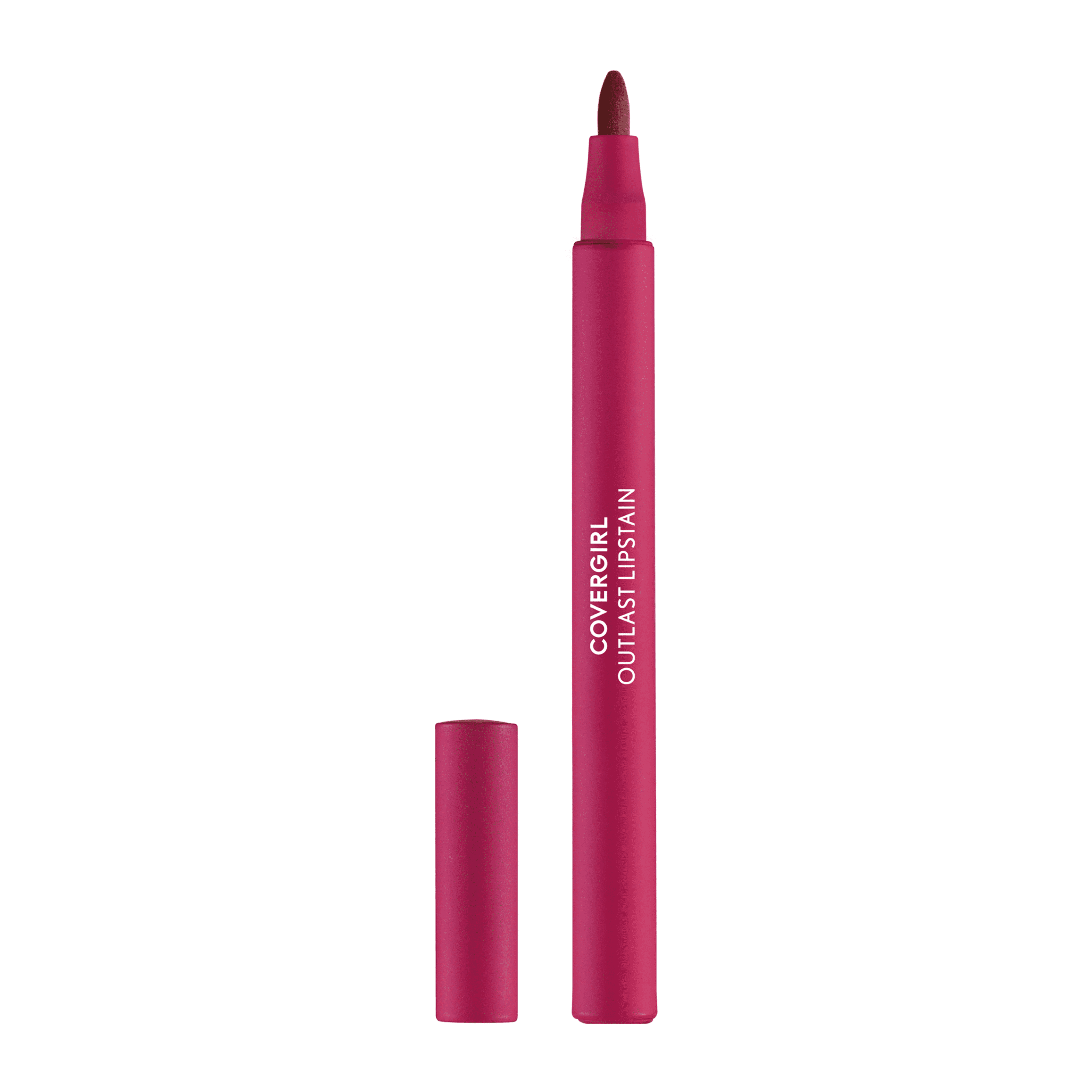(2 pack) COVERGIRL Outlast Lipstain, 50 Heat Wave, Pink, 0.05 fl oz