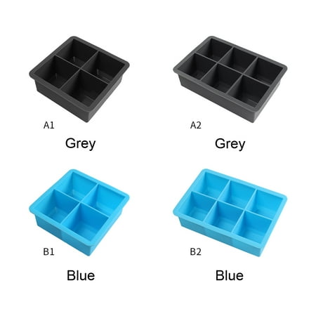 

Cocktails Ice Tray Chilling Whiskey Multi Grids Food-grade Silicone For Freezer