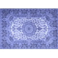 thumbnail image 1 of Ahgly Company Indoor Rectangle Medallion Blue Traditional Area Rugs, 4' x 6', 1 of 4