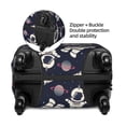 thumbnail image 4 of Lsque Cartoon Spaceship Printed Luggage Cover, Travel Luggage Protector,Scratch and Dirt Resistant, Fits 18-32 Inch Luggage - Small, 4 of 9