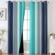thumbnail image 1 of Cortinas Estelar Textiler 132 x 260 cm, azul marino, verde azulado y degradado, 1 of 9