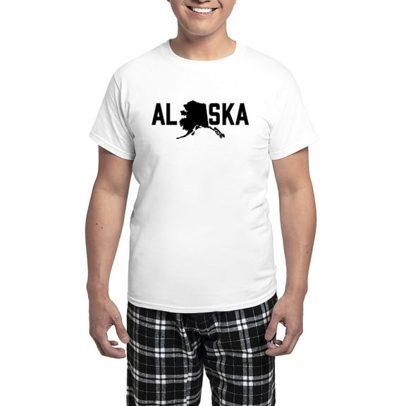 CafePress - Alaska Men's Light Pajamas - Men's Light Loose Fit Cotton Pajama Set