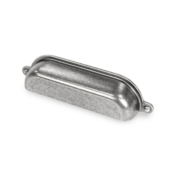 Lumi Home Furnishings Drawer Pull Vintage Library 3.75" Antique Nickel 2-Pack