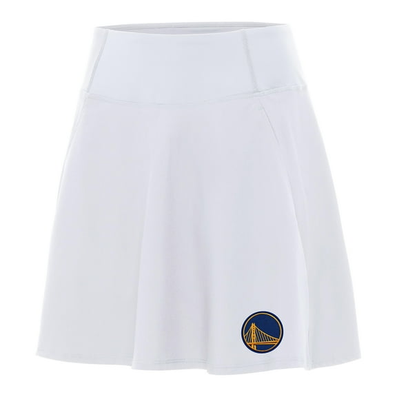 Women's Antigua White Golden State Warriors Chip Skort