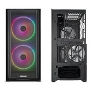 Lian Li LANCOOL216RX ATX Mid-Tower PC Case RGB Fan Controller Included Black