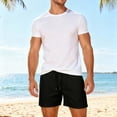 thumbnail image 5 of DDAPJ pyju Men's Swim Trunks Quick Dry Bathing Suits Board Shorts with Mesh Lining Beach Swimwear Swim Shorts Black XL, 5 of 8