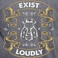 thumbnail image 3 of CafePress - Cicadas Exist Loudly Periodical Cicadas Entomology Men's Deluxe T Shirt - Mens Tri-blend T-Shirt, 3 of 4