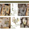 thumbnail image 5 of 260pc Vintage Scrapbook Supplies Aesthetic Scrapbook Stickers Diary, Gift Wrap Cottage, 5 of 5