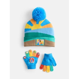 Ms. Rachel Toddler Knit Hat and Gloves Set