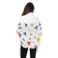 thumbnail image 4 of FORMRS Womens Scarf Winter Soft Long Big Warm Shawls Wrap Tassel Scarves, Colorful Geometric, 4 of 9