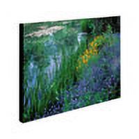 Trademark Fine Art 'Monet's Lily Pond' Canvas Art by Kathy Yates