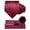 Burgundy, variant on Men’s Rust Paisley Tie Set, 5PCS Necktie Gift Set with Pocket Square, Cufflinks, Tie Clip & Lapel Pin