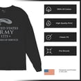 thumbnail image 6 of US Army 250 Years of Service Long Sleeve T-shirt Military Veteran DD214 Patriot, 6 of 7