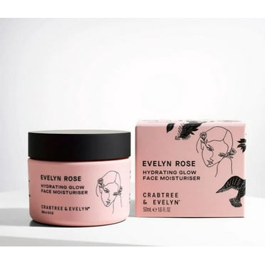 Crabtree & Evelyn Evelyn Rose Hydrating Glow Face Moisturizer 50ml 1.6 fl oz