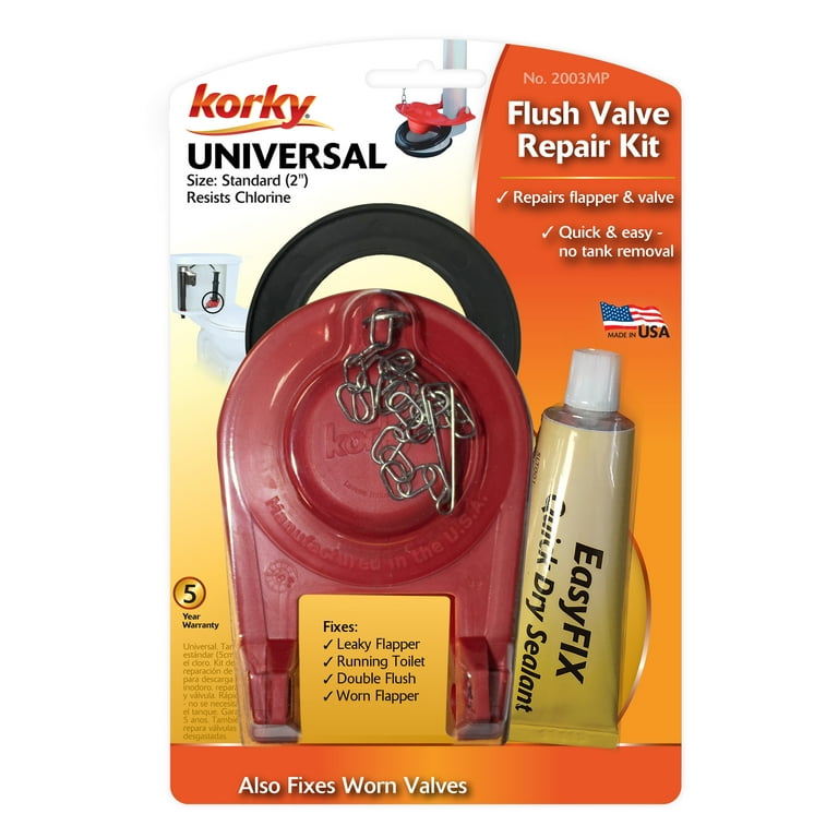 Korky 2-Inch EasyFix Flush Valve Repair Kit photo 1