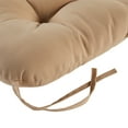 thumbnail image 4 of Greendale Home Fashions Outdoor Tufted 42'' x 21'' Chair Cushion, Stone, 4 of 9