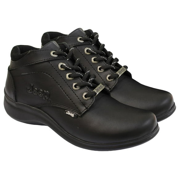Botas JEEP Mujer Tipo Botin Casuales Vestir Comodas Original negro 25