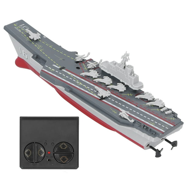 LHCER RC Boat Toy,2.4G Wireless Remote Control Aircraft Carrier