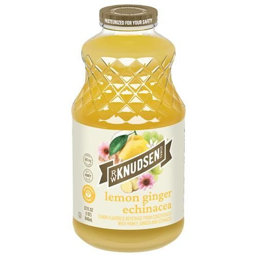R.W. Knudsen Simply Nutritious Lemon Ginger Echinacea Juice Blend, 32 Ounces - Pack of 2