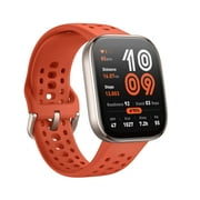 Amazfit Bip 6 Smart Watch 46mm, 14 Day Battery, 1.97 AMOLED Display, GPS & Free Maps, AI, Bluetooth Call & Text, w/Health, Fitness & Sleep Tracker, 140+ Workout Modes, Water-Resistance, Red