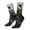 2 Black-2, variant on Surreal Panda Warrior Crew Socks for Men & Women, Breathable Casual Athletic Ankle Socks