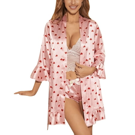 

after Shower Wrap Girls Womens Robes with Zipper Size 4x Lady Sleepwear Womens Lingerie Satin Pajamas Cami Nightwear Robes for Women Long Hooded