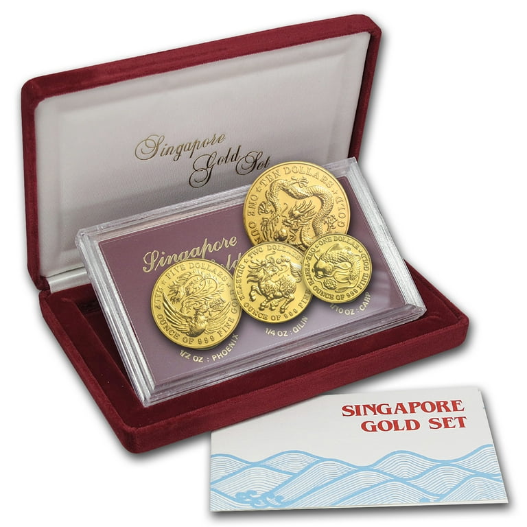 1984 Singapore 4-Coin Gold Set BU - Walmart.com