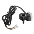 thumbnail image 4 of Acelerador de pulgar de 6 cables con interruptor de encendido/apagado indicador de batería apertura de 22mm para bicicleta eléctrica Scooter 24V, 4 of 12