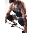 thumbnail image 5 of Rodilleras de 7 mm (1 par) - Rodilleras de alto rendimiento para levantamiento de pesas, cross training y powerlifting - Las mejores rodilleras y correas de compresión - Para hombres y mujeres (Negro/, 5 of 5