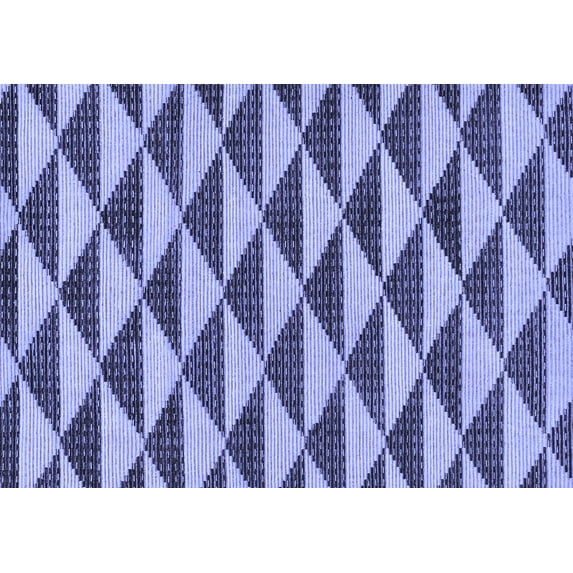 Ahgly Company Indoor Rectangle Abstract Blue Modern Area Rugs, 5' x 8'