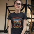 thumbnail image 3 of Tee Hunt Main Street of America T-Shirt Get Your Kicks on Route 66 Biker Women's T-Shirt Tee, 3 of 5