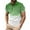 Green, variant on fatyb Men's Fashion Shirts Print Short Sleeve Golf Casual Shirts Button up Summer Beach Collar T-Shirts