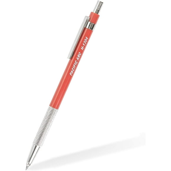 LEAD HOLDER 2MM GRAVITY MECHANISM W/METAL GRIP RED