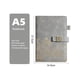 thumbnail image 2 of Libreta A5 rayada, tapa dura, papel premium. Para notas., 2 of 5