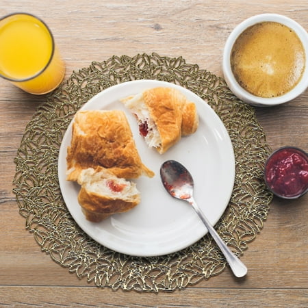 

Vinyl Placemats Pretty Elegant Easy To Clean Table Mats Coffee Cup Mat For Dinner Party Decoration