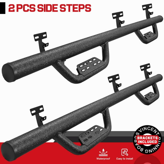 Running Boards Fit 09-18 Dodge Ram 1500 Quad Cab Classic Drop Steps Nerf Bar BOC