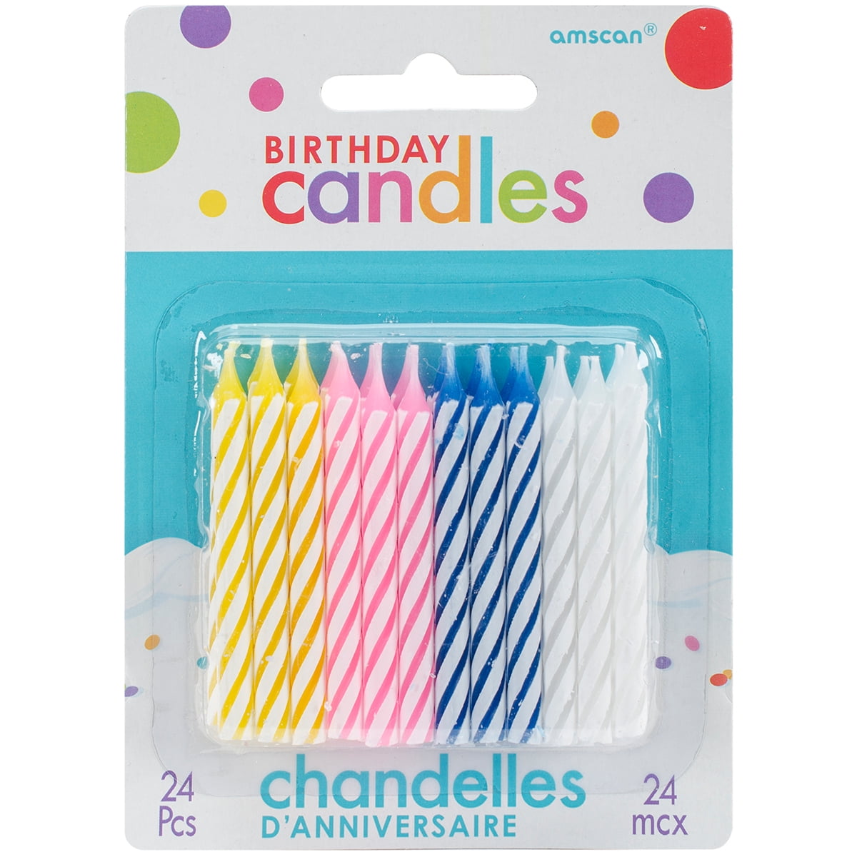 MULTI-COLOR CANDLES - FRENCH