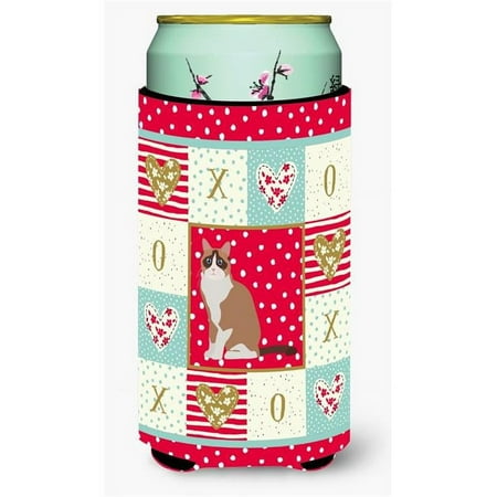 

22-24 oz Snowshoe No.2 Cat Love Tall Boy Beverage Hugger