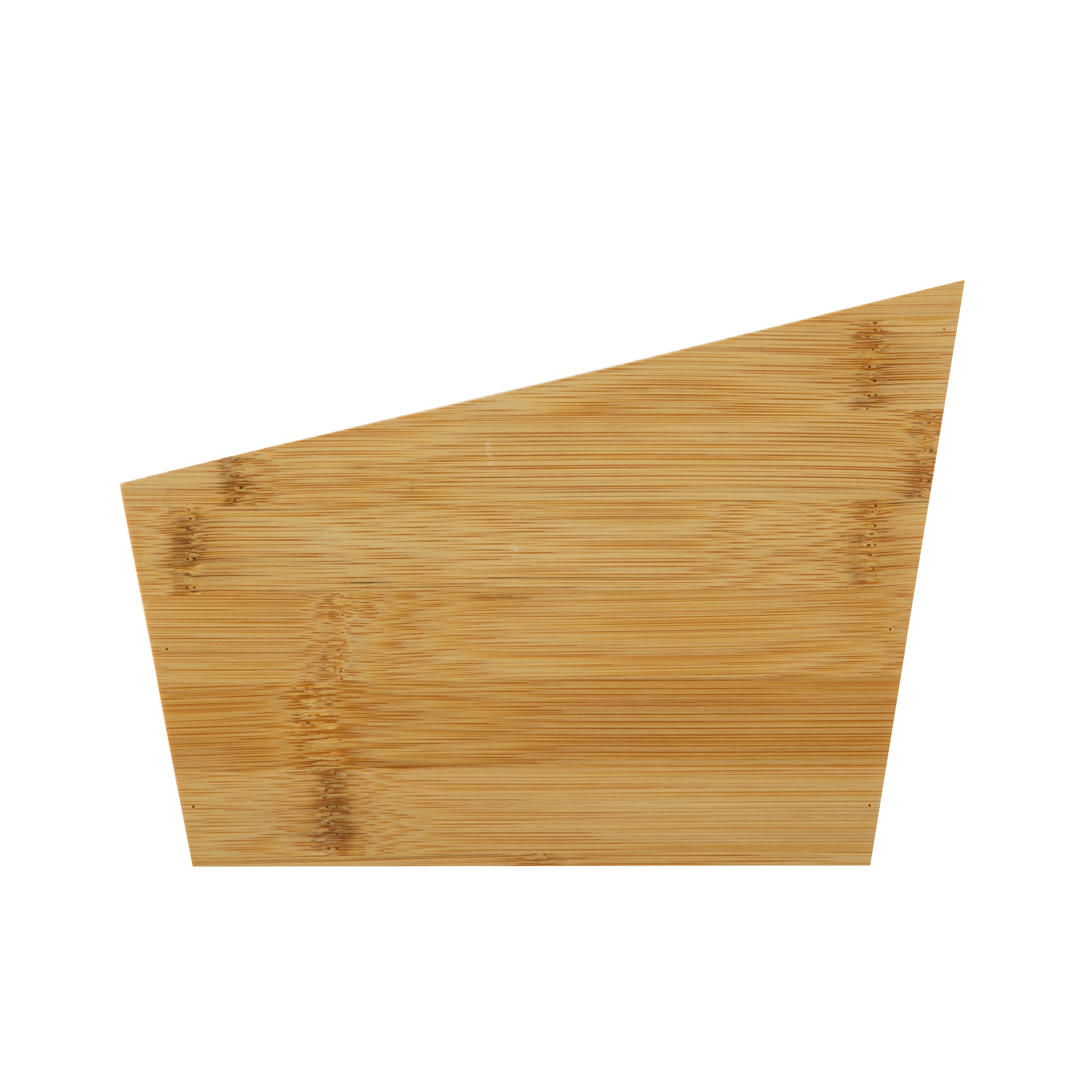 HomeZone 2-Pack Bamboo Basket Organizers, 10.5" L x 8.5" W x 6" H, Natural