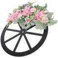 thumbnail image 1 of Spring Wreath with Realistic Leaves for Front Door or Wall Decoration Multi Color Cloth and Wood 12.5 inches, 1 of 4