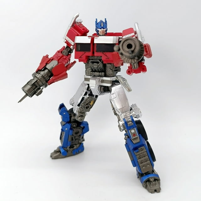 6.7-Inch Car Deformation Robot Model-Transform Rise of the Beasts SS102 Voyager Class Model Optimus Prime Action Figure, TW-1030 Premium Edition